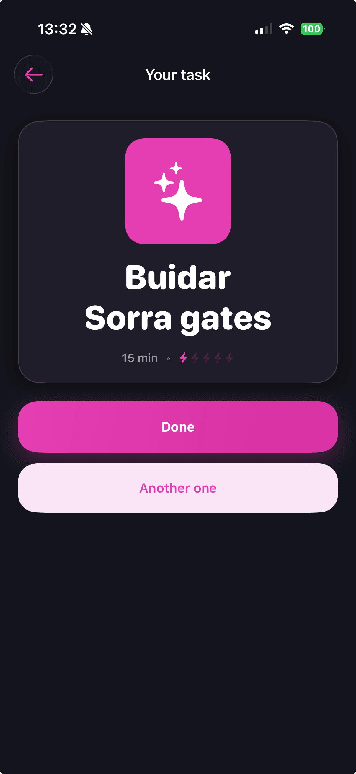 Pickara result screen